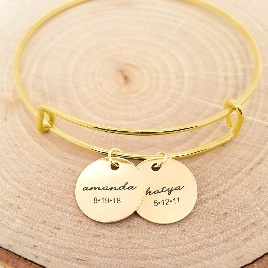 Custom Name Bracelet - Personalized Name Bracelet - Letter Bracelet - Gold  Filled Name Bracelet - Gold Filled Initial Bracelet : : Handmade  Products